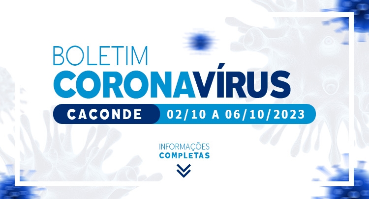 Boletim Coronavírus | 02 a 06 de outubro de 2023